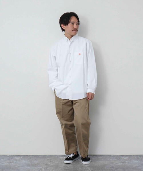 DANTON（ダントン）の「【DANTON/ダントン】CMX DOT BUTTON BD SHIRT ドットボタンシャツ（シャツ/ブラウス・メンズ・チャコールグレー/ホワイト/ホワイト系その他4・42/40/38/44）」の10枚目の写真