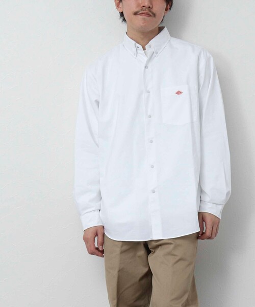 DANTON（ダントン）の「【DANTON/ダントン】CMX DOT BUTTON BD SHIRT ドットボタンシャツ（シャツ/ブラウス・メンズ・チャコールグレー/ホワイト/ホワイト系その他4・42/40/38/44）」の12枚目の写真