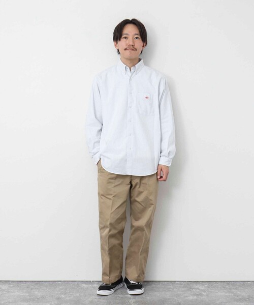 DANTON（ダントン）の「【DANTON/ダントン】CMX DOT BUTTON BD SHIRT ドットボタンシャツ（シャツ/ブラウス・メンズ・チャコールグレー/ホワイト/ホワイト系その他4・42/40/38/44）」の17枚目の写真