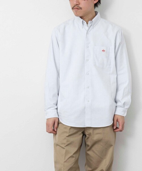 DANTON（ダントン）の「【DANTON/ダントン】CMX DOT BUTTON BD SHIRT ドットボタンシャツ（シャツ/ブラウス・メンズ・チャコールグレー/ホワイト/ホワイト系その他4・42/40/38/44）」の21枚目の写真