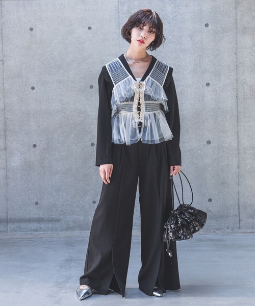 JILL STUART（ジルスチュアート）の「◇ケイシ―レースカラー