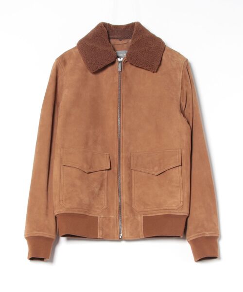 MICHAEL KORS（マイケルコース）の「CANNONBURY スエード ジャケット（ブルゾン・メンズ・ブラウン系・L/S/XS/XL）」の3枚目の写真