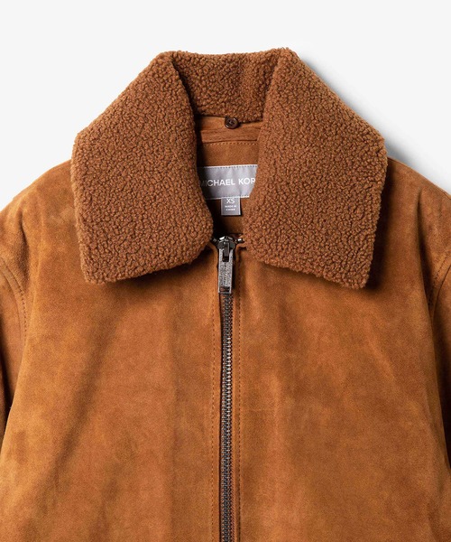 MICHAEL KORS（マイケルコース）の「CANNONBURY スエード ジャケット（ブルゾン・メンズ・ブラウン系・L/S/XS/XL）」の4枚目の写真