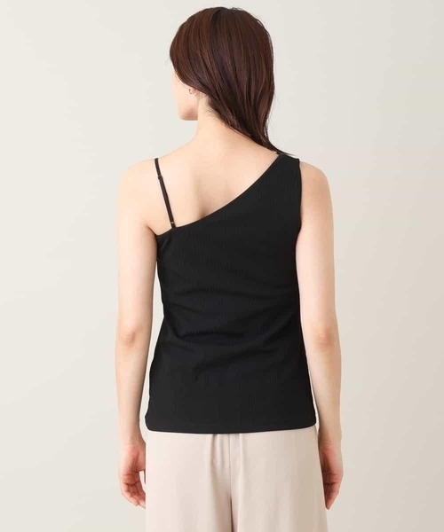 a.v.v(アーヴェヴェ)の「カップ付きアシメタンクトップ(Tシャツ/カットソー・レディース・ベージュ/ブラック・38/36)」の22枚目の写真