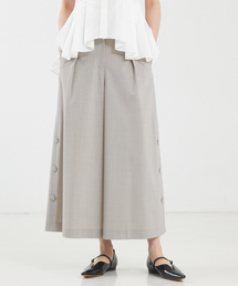 qualite | サイドボタンクロップドパンツ(その他パンツ)