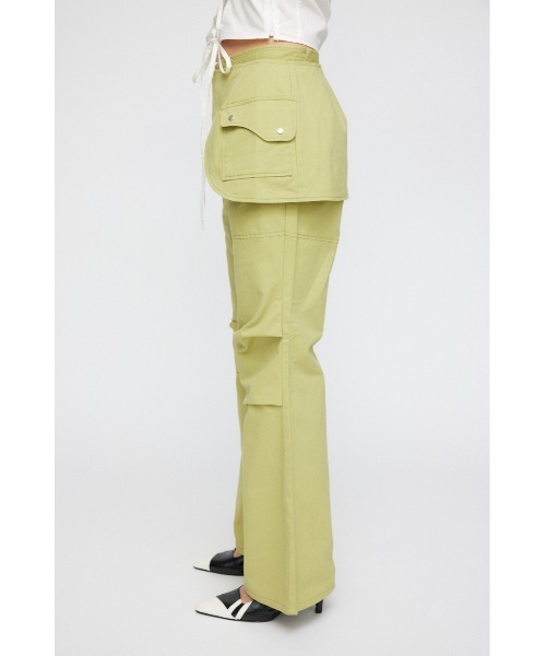 lagua gem DESIGN BELT フレアパンツ LAGUA GEM（ラグアジェム）の「DESIGN BELT フレアパンツ