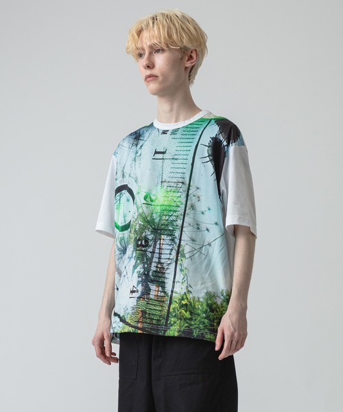 sullen COMME des GARCONS HOMME デザインカットソー comme des garçons cut long tee sullen