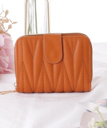 Lace Ladies | レザー調 キルティング 二つ折り コンパクト 財布 ウォレット(財布)