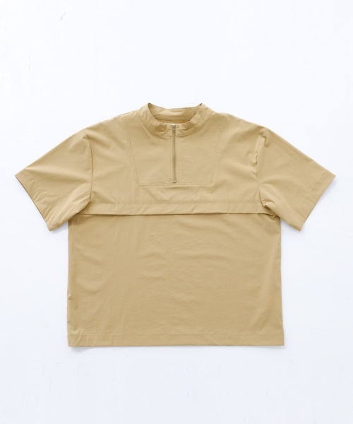 n'OrLABEL(ノアールレーベル)の「【機能素材】『撥水&冷感ハーフジップアップTシャツ』(Tシャツ/カットソー・メンズ・ブラック/カーキ/ベージュ・M/L)」の15枚目の写真