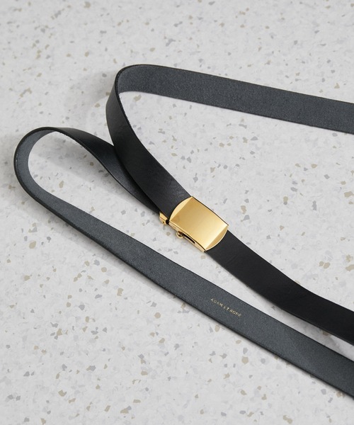 ADAM ET ROPE'(アダムエロペ)の「【サステナブル】レザーガチャベルト(ベルト・レディース・シルバー/ゴールド・FREE)」の3枚目の写真