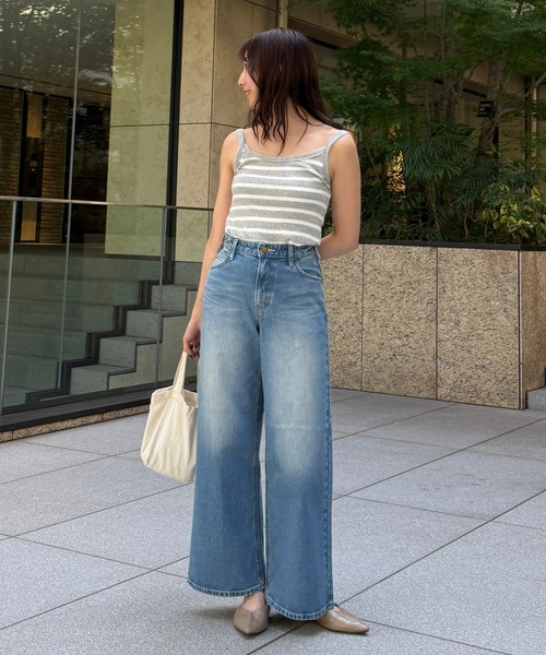 IÉNA ワイドデニムパンツL IENA｜イエナのデニムパンツ（ワイド・ルーズ）通販 - ZOZOTOWN