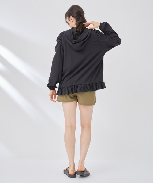 BORDERS at BALCONY(ボーダーズ アット バルコニー)の「【BORDERS at BALCONY】UV&速乾 ショートパンツ(その他パンツ・レディース・ピンク/ブラック/カーキ・M)」の22枚目の写真