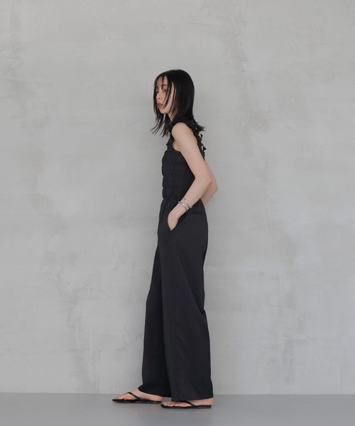 LIAN（リアン）の「フリルオールインワン（つなぎ/オールインワン・レディース・ベージュ/アイボリー/ブラック・FREE）」の20枚目の写真