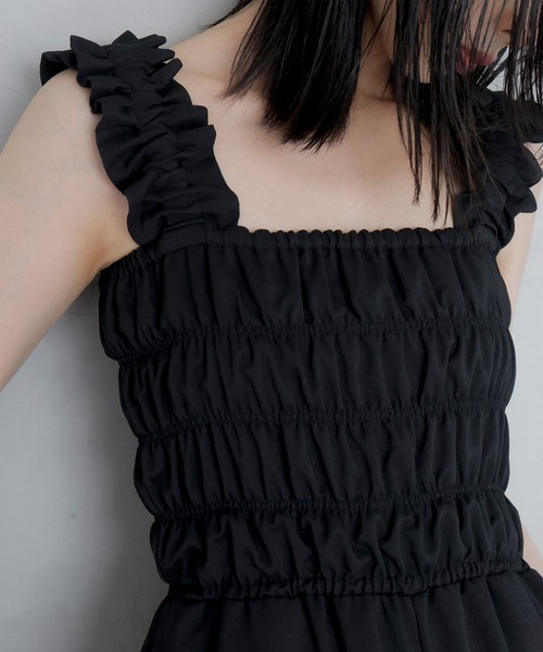 LIAN（リアン）の「フリルオールインワン（つなぎ/オールインワン・レディース・ベージュ/アイボリー/ブラック・FREE）」の22枚目の写真