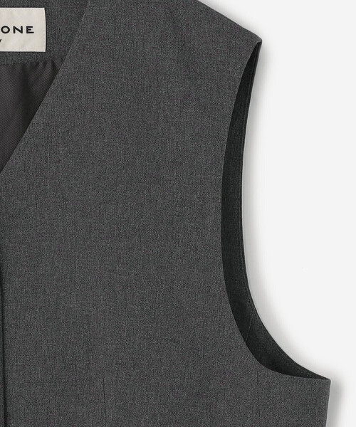 THE SHINZONE(ザ シンゾーン)の「THE SHINZONE | CHRYSLER GILET WOMEN(ベスト・レディース・グレー/ブラック・34)」の6枚目の写真