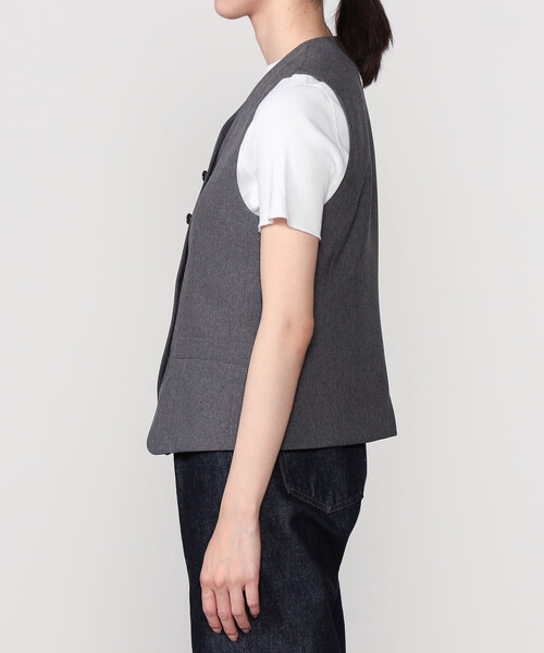 THE SHINZONE(ザ シンゾーン)の「THE SHINZONE | CHRYSLER GILET WOMEN(ベスト・レディース・グレー/ブラック・34)」の11枚目の写真