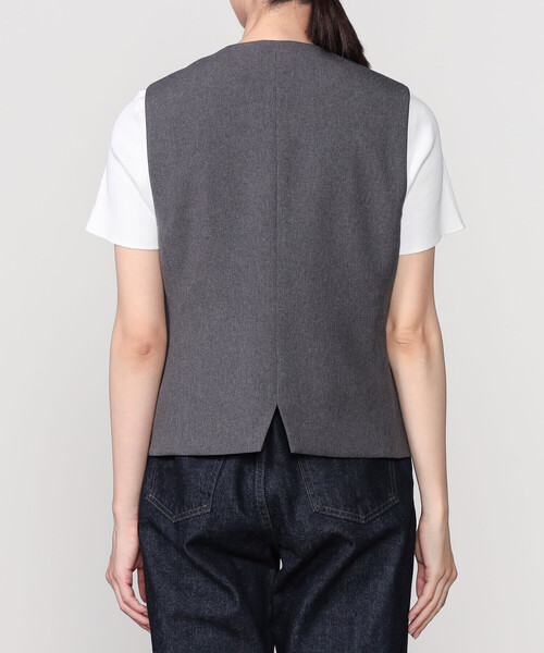 THE SHINZONE(ザ シンゾーン)の「THE SHINZONE | CHRYSLER GILET WOMEN(ベスト・レディース・グレー/ブラック・34)」の12枚目の写真