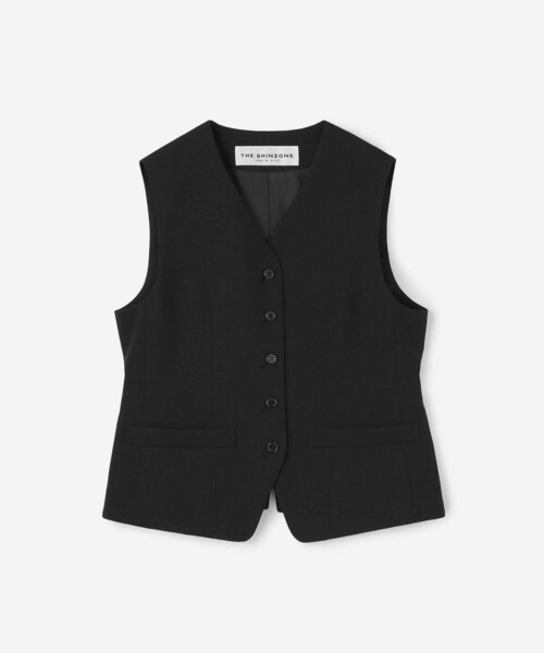 THE SHINZONE(ザ シンゾーン)の「THE SHINZONE | CHRYSLER GILET WOMEN(ベスト・レディース・グレー/ブラック・34)」の16枚目の写真