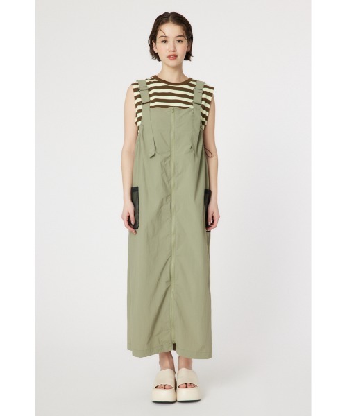 RODEO CROWNS WIDE BOWL（ロデオクラウンズワイドボウル）の「W/R ジャンパースカート（スカート・レディース・ライム/カーキ/ブラック・FREE）」の19枚目の写真