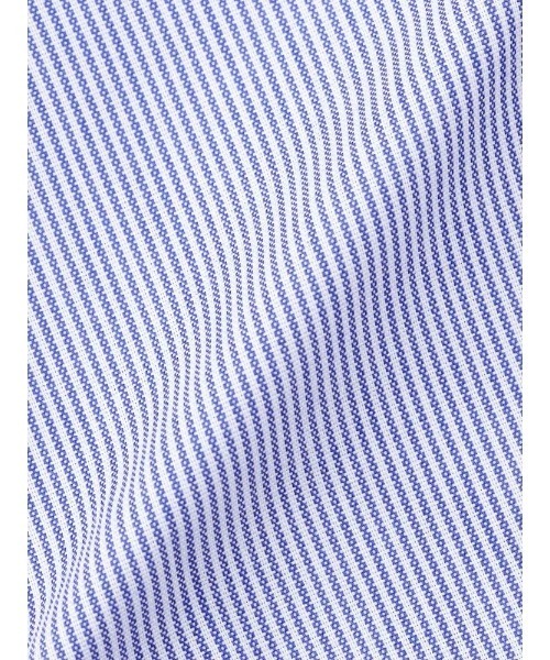 Perfect Suit FActory(パーフェクトスーツファクトリー)の「【形態安定】半袖ワイシャツ【クラシコ】先染めチェック柄 クレリック グレー/ブルー(ビジネスシャツ・メンズ・グレー/ブルー・M/LL/3L/S/L)」の7枚目の写真