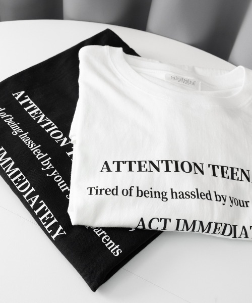 Miniministore(ミニミニストア)の「ロゴtシャツ 半袖 サマートップス韓国風(Tシャツ/カットソー・レディース・ブラック/ホワイト・FREE)」の18枚目の写真
