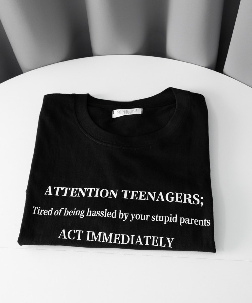 Miniministore(ミニミニストア)の「ロゴtシャツ 半袖 サマートップス韓国風(Tシャツ/カットソー・レディース・ブラック/ホワイト・FREE)」の20枚目の写真