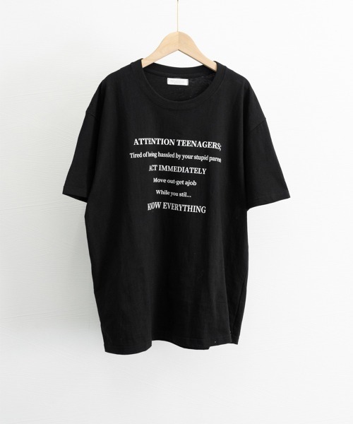 Miniministore(ミニミニストア)の「ロゴtシャツ 半袖 サマートップス韓国風(Tシャツ/カットソー・レディース・ブラック/ホワイト・FREE)」の21枚目の写真