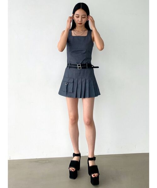 EMODA（エモダ）の「インステップスエードサンダル（サンダル・レディース・グレー/ブラック・SMALL/MEDIUM/LARGE）」の7枚目の写真