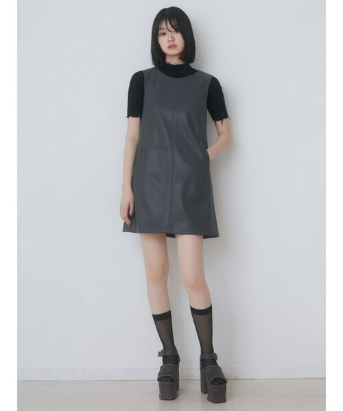 EMODA（エモダ）の「インステップスエードサンダル（サンダル・レディース・グレー/ブラック・SMALL/MEDIUM/LARGE）」の19枚目の写真