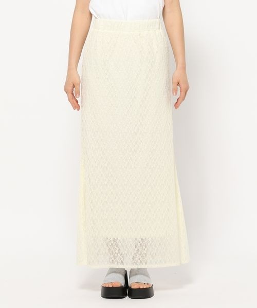 LOWRYS FARM(ローリーズファーム)の「レースマーメイドスカート 128525(スカート・レディース・ブラック/アイボリー/イエロー/グレー・FREE)」の15枚目の写真