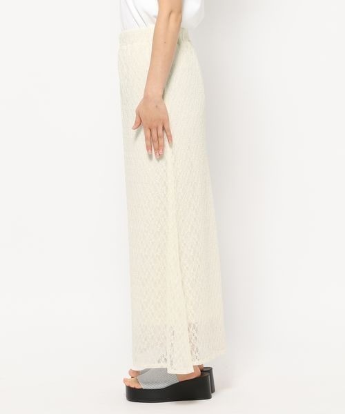 LOWRYS FARM(ローリーズファーム)の「レースマーメイドスカート 128525(スカート・レディース・ブラック/アイボリー/イエロー/グレー・FREE)」の14枚目の写真