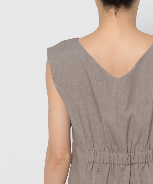 mysty woman（ミスティウーマン）の「フロントZIPジレ 135629（ベスト・レディース・ダークブラウン/ベージュ/モカ・FREE）」の21枚目の写真