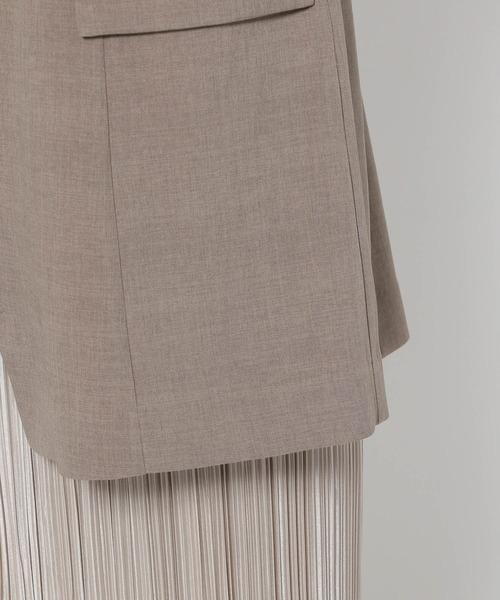 mysty woman（ミスティウーマン）の「フロントZIPジレ 135629（ベスト・レディース・ダークブラウン/ベージュ/モカ・FREE）」の18枚目の写真