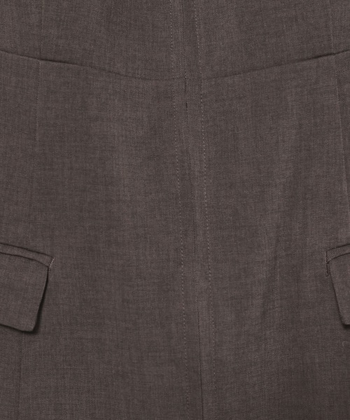 mysty woman（ミスティウーマン）の「フロントZIPジレ 135629（ベスト・レディース・ダークブラウン/ベージュ/モカ・FREE）」の14枚目の写真