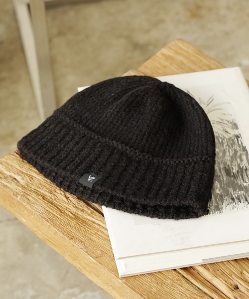 VARZAR/バザール Monogram Label Wool Knit Bucket Hat ニット