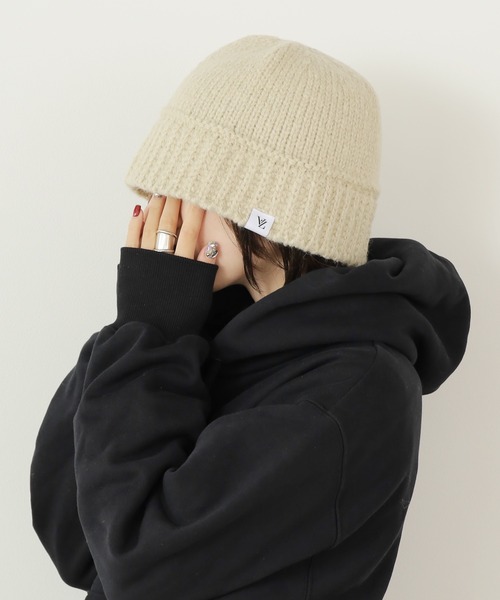 セール】VARZAR/バザール Monogram Label Wool Knit Bucket Hat