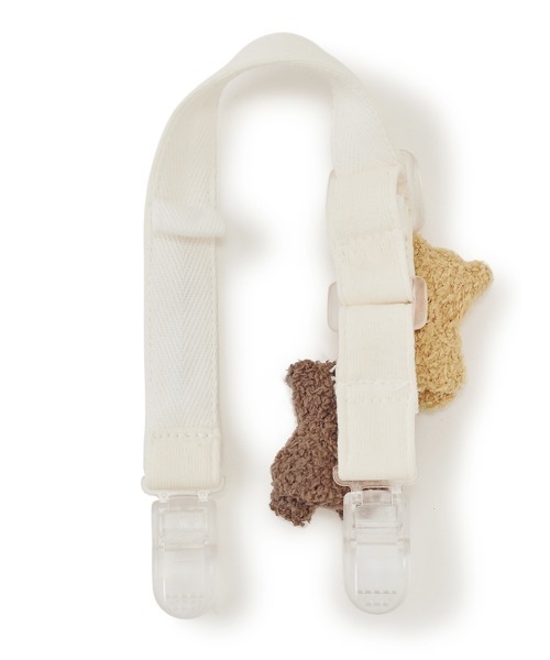 gelato pique（ジェラートピケ）の「【BABY】シリアルベアマルチクリップ（その他ベビー用品・キッズ・オフホワイト/ピンク・FREE）」の3枚目の写真
