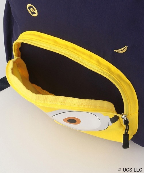 petit main(プティマイン)の「【ミニオン】フェイスポケットリュック(バックパック/リュック・キッズ・ベージュ/ネイビー・FREE)」の13枚目の写真