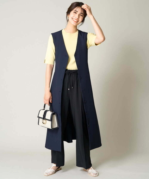 a.v.v(アーヴェヴェ)の「【マシンウォッシャブル】2WAY/ジレワンピース(ワンピース・レディース・ネイビー/グレー系その他・36/40/38/34/42)」の16枚目の写真