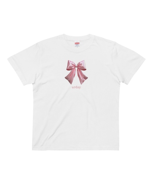 tシャツ urday / Enchanting Ribbon / Tシャツ レディース メンズ urday【Enchanting Ribbon Blue】Tシャツ（6526987）ホワイト