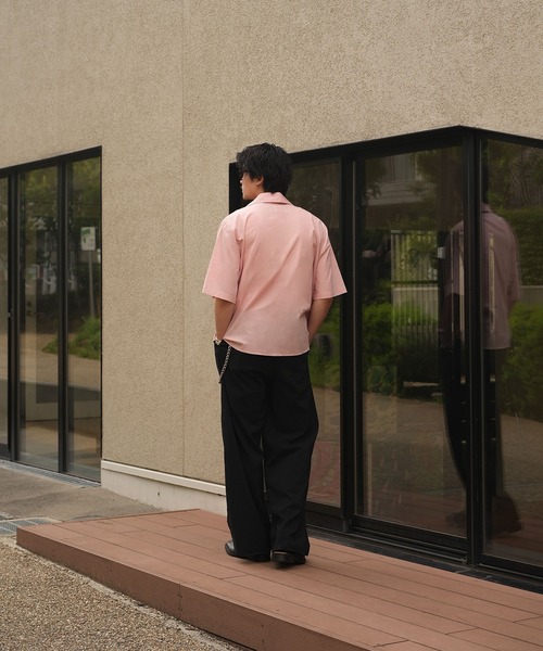 INTERPLAY(インタープレイ)の「【INTERPLAY x TAKERU】アコースティック ニャー 開襟シャツ (ユニセックス)(シャツ/ブラウス・メンズ・ホワイト/ピンク・FREE)」の14枚目の写真