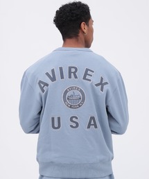 AVIREX(ABbNX)VARSITY LOGO CREWNECK SWEAT NYC / o[VeB S N[lbN XEFbg j[[N / AVIREX / ABbNX(XEFbg)