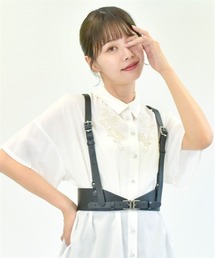 axes femme | 装飾バックルハーネスベルト(ベルト)