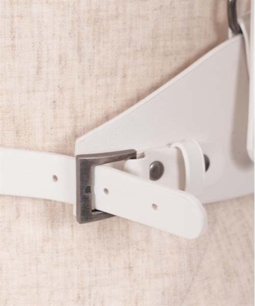 axes femme（アクシーズファム）の「装飾バックルハーネスベルト（ベルト・レディース・キナリ/ブラック・FREE）」の5枚目の写真