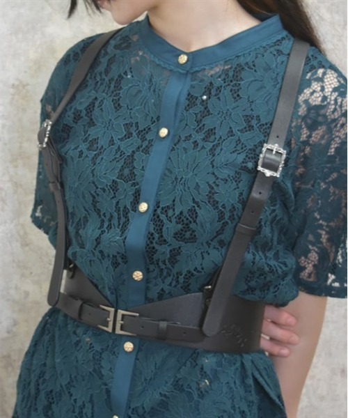 axes femme（アクシーズファム）の「装飾バックルハーネスベルト（ベルト・レディース・キナリ/ブラック・FREE）」の22枚目の写真