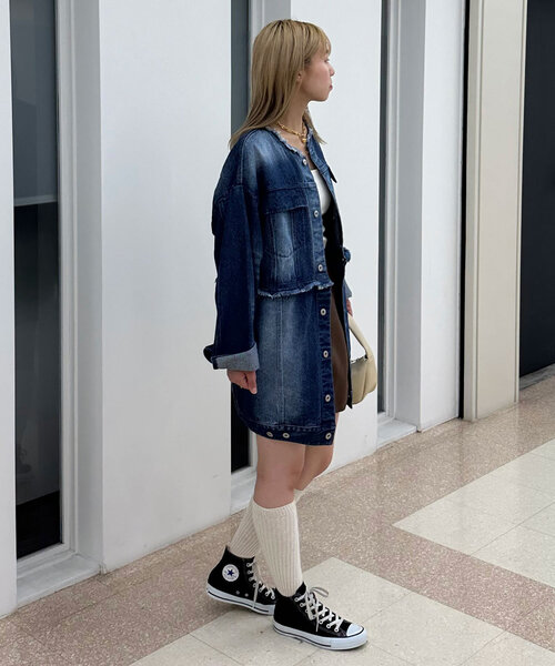 セール】【リバイバル】マルチウェイデニムオーバージャケット（デニム