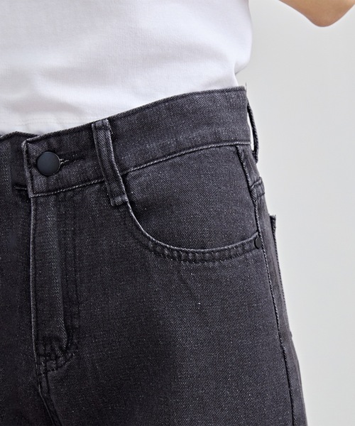 Lace Ladies(レースレディース)の「ヴィンテージ風 ハイウエスト フレア デニム パンツ(デニムパンツ・レディース・ブラック/ネイビー・XS/S/M/L/XL)」の17枚目の写真