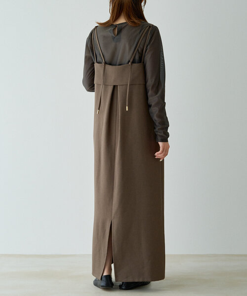 gemeil（ジェムイル）の「ラメシアートップスセットキャミワンピース（IF-183）（ワンピース・レディース・ブラック/ブラウン・SMALL/SHORT/MEDIUM）」の16枚目の写真