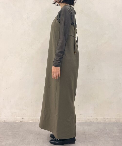 gemeil（ジェムイル）の「ラメシアートップスセットキャミワンピース（IF-183）（ワンピース・レディース・ブラック/ブラウン・SMALL/SHORT/MEDIUM）」の3枚目の写真