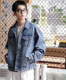 WEGO | WEGO/【24年秋冬新作】BIGデニムジャケット(デニムジャケット)